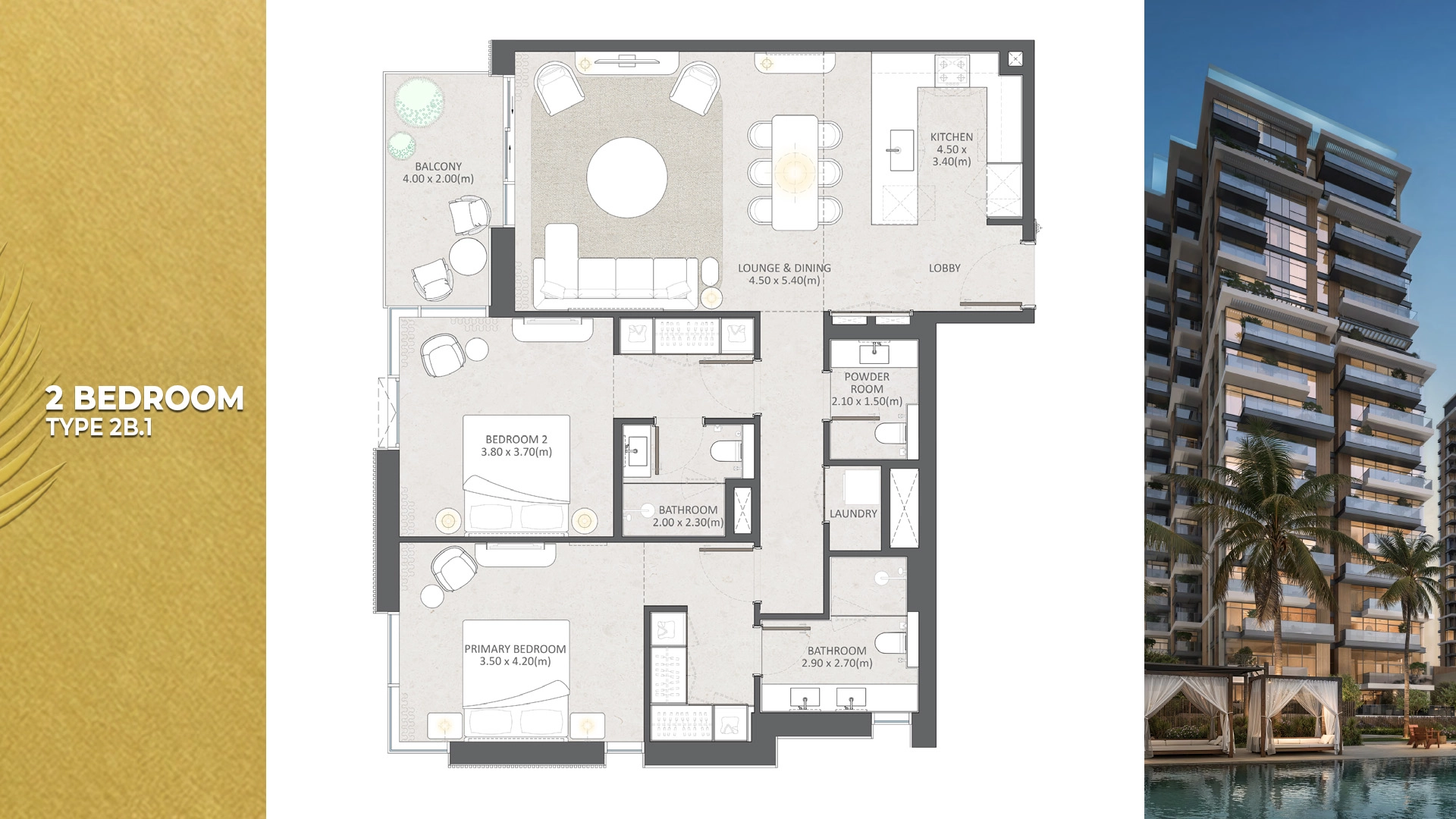 2 BR - Type B